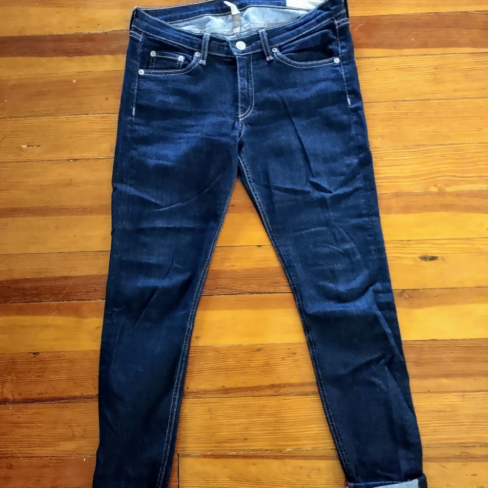Rag and Bone skinny jeans size 28 dark blue